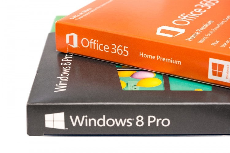 Microsoft Corporation (NASDAQ:MSFT), Microsoft Software Retail Boxes , Isolated, Windows 8 Pro,