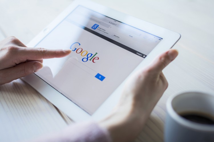 Google Inc (NASDAQ:GOOGL), homepage, search, tablet, screen, display, touch,