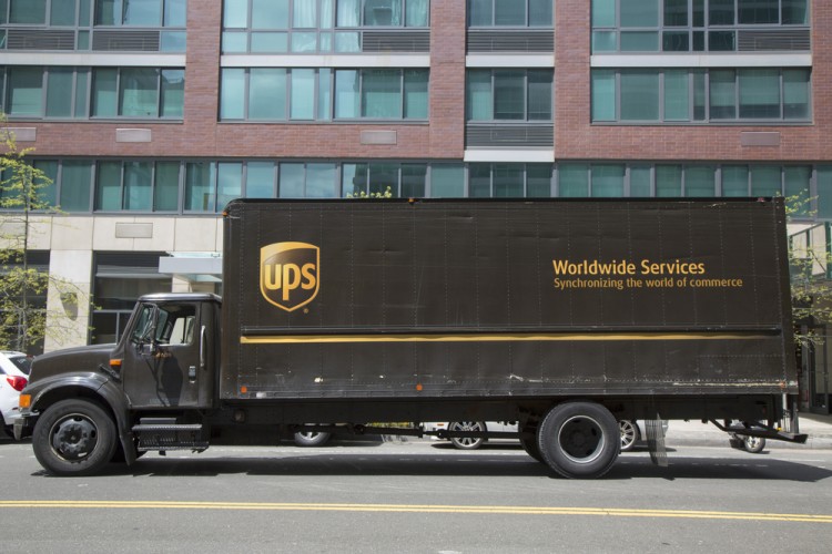 parcel, downtown, delivery, post, america, usa, truck, national, worldwide, courier, north, travel, business, brown, new, logistic, fleet, commercial, postal, deliver, service, york,