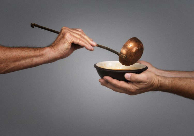 poor, soup, homelessness, kitchen, feeding, poor, helping, food, hunger, hands, compassion, men, line, brotherhood, stewardship, discipleship, program, service, serving, society, love, welfare, ladle, destitution, famine, hungry
