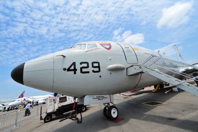 poseidon, boeing, warfare, biennial, submarine, navy, show, military, defense, commercial, singapore, jet, event, technology, asia, airshow, exhibition, mission, p-8,