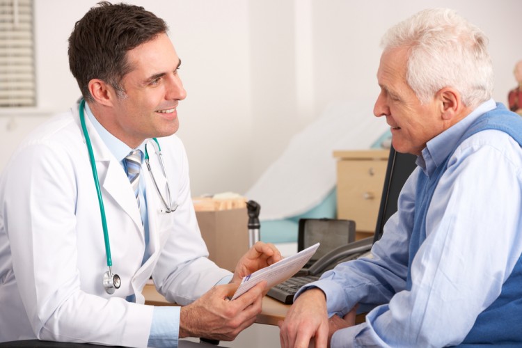 doctor, patient, talking, man, male, physician, senior, older, consultant, medical, smiling, people, helpful, adult, desk, working, usa, american, practitioner, horizontal, taking