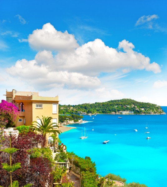 french, riviera, villa, mediterranean, mer, nice, background, water, azur, coast, rhododendron, france, tropical, flowers, seaside, travel, view, european, holiday, sunny,luxury