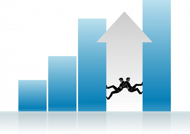 action, adversity, arrow, aspirations, back, blue, business, businessman, challenge, clambering, concepts, conquering, cooperation, dependency, determination, direction,