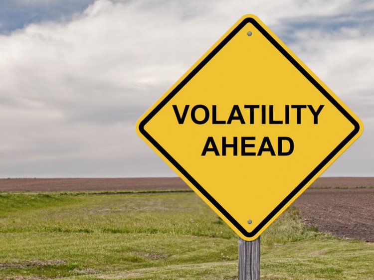 caution sign - volatility ahead