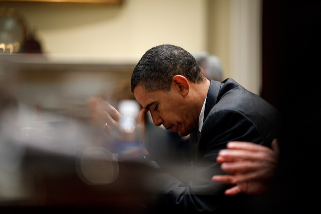 Obama Sad