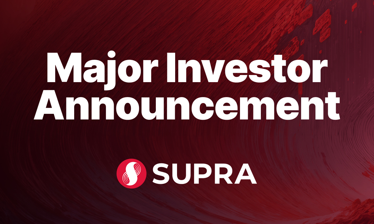 Supra Completes Over $24m in Early Stage Funding to Date - Vimarsana News