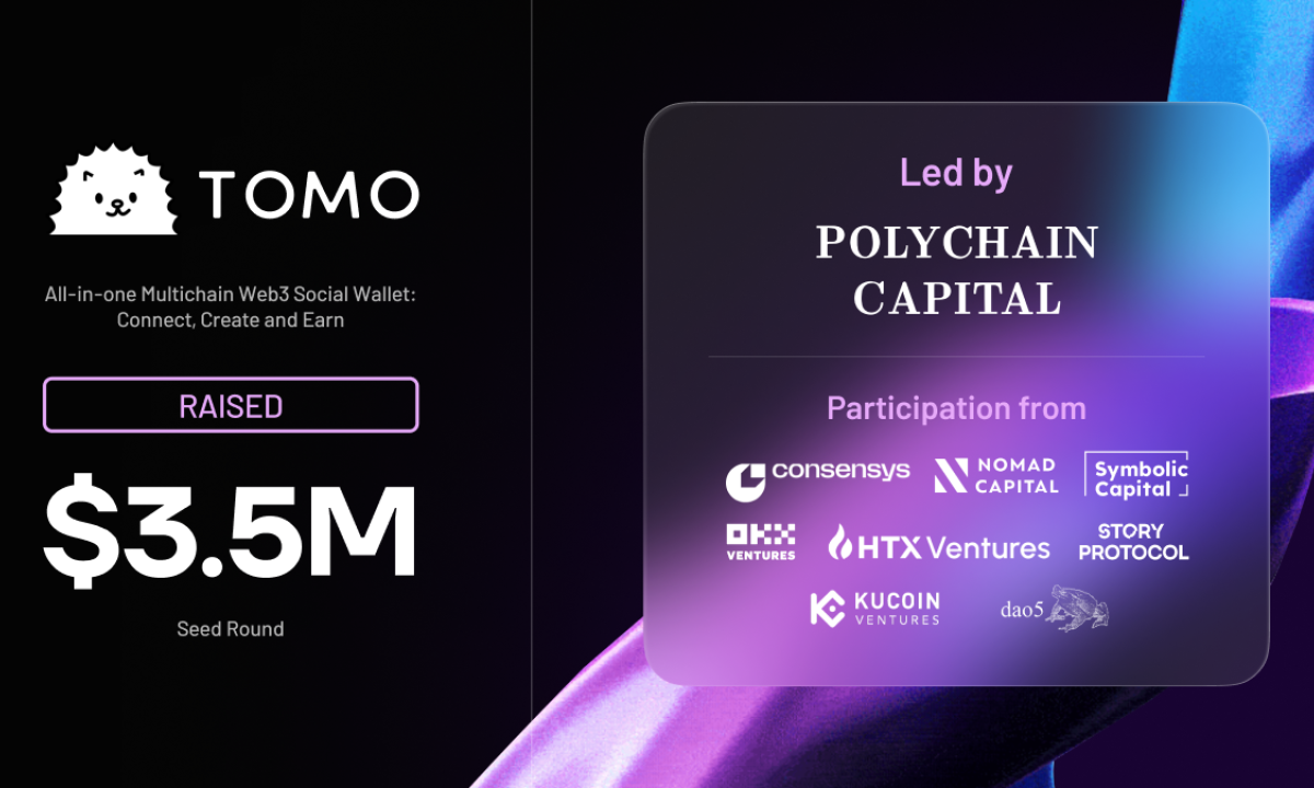 Tomo Raises $3.5 Million in Seed Funding Led by Polychain Capital, Announces Tomoji Launchpad and TomoID for a Revamped Social Wallet Experience - Vimarsana News