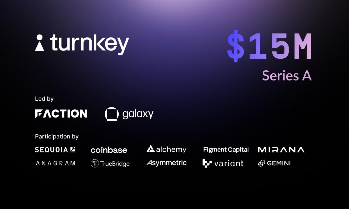 Turnkey Raises $15M Series A to Revolutionize the Crypto User Experience - Vimarsana News