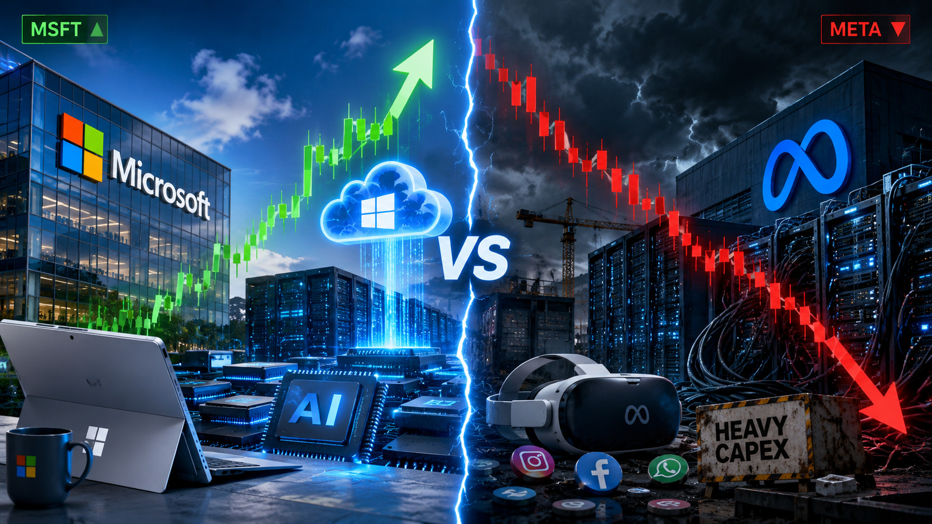Microsoft (MSFT) Soars, Meta (META) Sinks After Earnings—Here's Why